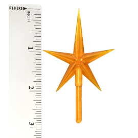 Modern Pointed Orange Star Medium
